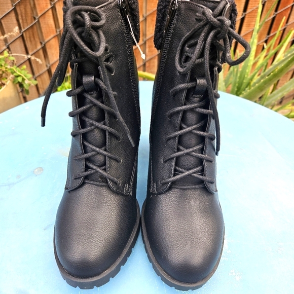 Lace Up Combat Boots Redwood Women's Size 8 - Picture 11 of 16